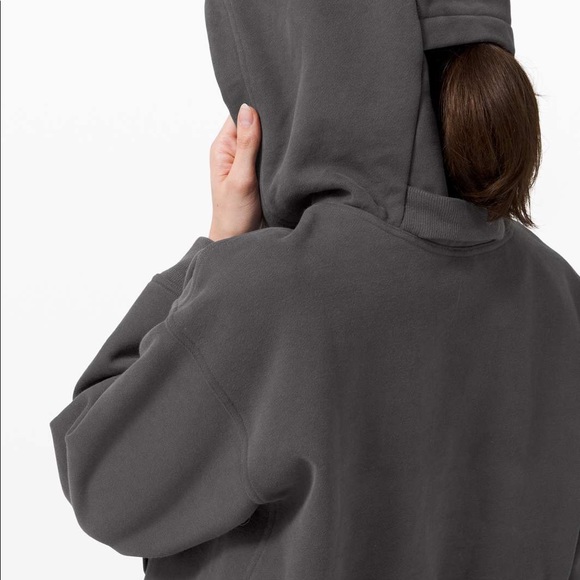 Lululemon Cool Crescent Hoodie Graphite Grey 2 - Picture 3 of 4